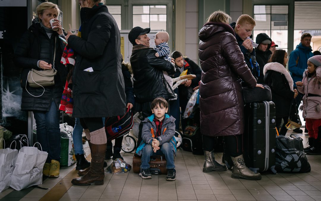 Krigens konsekvenser: Få ansigt på Ukraines flygtninge