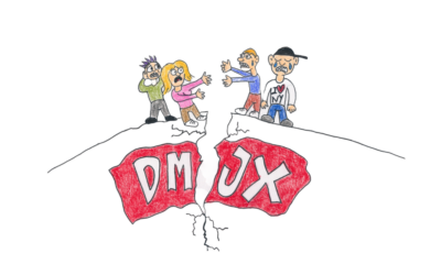 Welcome to DMJX: Please mind the gap
